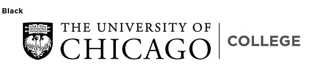 Horizontal Black and White College Logo