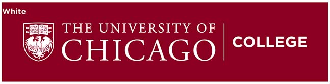 Horizontal Reversed White College Logo