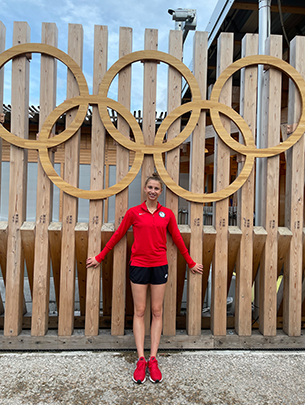 Liza Merenzon in Tokyo for the 2020 Olympics.