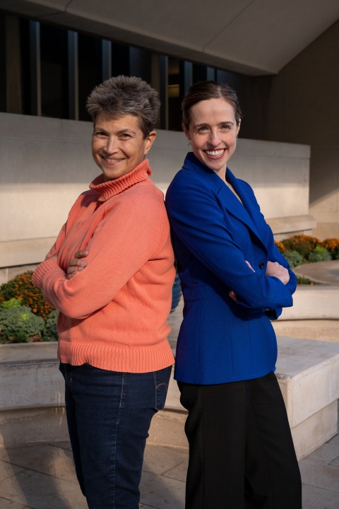 Peggy Mason and Sara Serritella