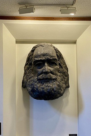 Bust of Walt Whitman in Harper Memorial Library