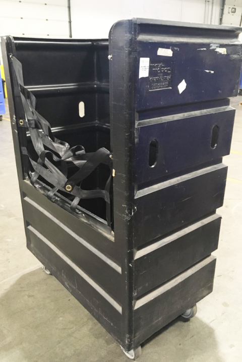 A donation bin
