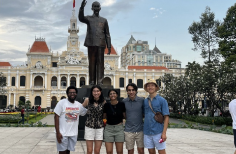 Students explore Ho Chi Minh City
