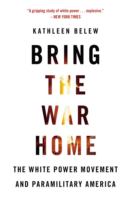 Cover of book, text, Bring the War Home.