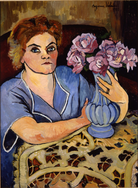 "Portrait of Lily Walton," a 1923 oil painting by Suzanne Valadon.